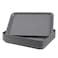 Yarebest 12-Pack Plastic Fast Food Service Trays, Rectangular Cafeteria Tray