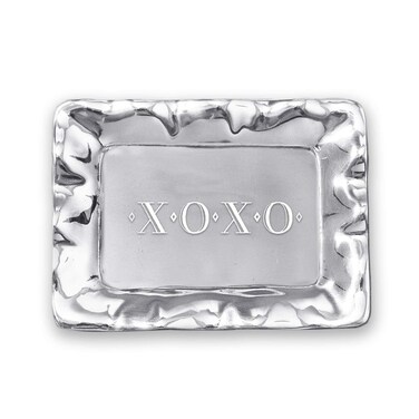 Beatriz Ball Giftables Vento Rect Engraved Tray- Xoxo