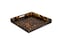 VIDA Acrylic Tortoise Large Square Tray with Handles