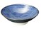 Japanese 9.65 Inches in Diameter Blue Ocean Wave Seigaiha Ceramic Serving Bowl TR52116 from Japan