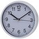 Unity UNSW197 Radcliffe Sweeping Seconds Hand Quiet Wall Clock, White