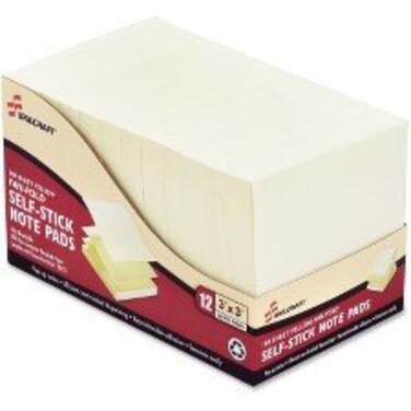 SKILCRAFT 3" Yellow Self-Stick Note Pads