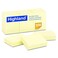 Highland 6539YW Self-Stick Notes, 1 1/2 x 2, Yellow, 100-Sheet (Pack of 60)