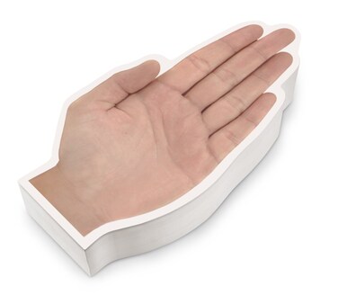 Fred and Friends Talk to The Hand Sticky Notes, 300 Sheet Pad