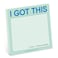 1-Count Knock Knock I Got This Sticky Note (Pastel Version, 3 x 3-inches)
