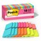 Post-it Notes, 3x3 in, 18 Pads, America's #1 Favorite Sticky Notes, Poptimistic Collection, Bright Colors (Magenta, Pink, Blue, Green), Clean Removal, Recyclable (654-18CTCP)
