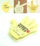 SNUGFX Yellow Fold Write Handy Notes Hand Shaped Sticky Notes Sticker 90 Sheets