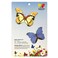 Wrapables Butterfly Memo Bookmark Sticky Notes, Beige and Blue