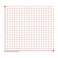 1st Quadrant 20x20 Squares, Graphing Post-It Notes, 4 packs of 100 sheets, 400 sheets total