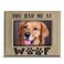 BELLA BUSTA- You Had Me At Woof- Dog Lover Gift-Dog Frame-Pet Frame-Engraved Leather Picture Frame (5"x 7" Vertical)