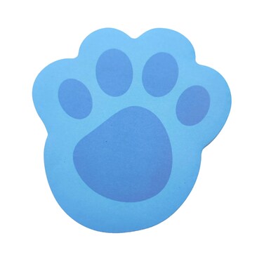 Paw Print Clues Sticky Note Pad Paper