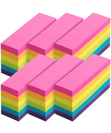 Mr. Pen- Sticky Notes, 1x3 Inch, 2160 Sheets, Bright Colors, Small Sticky Notes, Mini Sticky Notes, Sticky Notes Small, Sticky Note Pads, Colored Sticky Notes, Bulk Sticky Notes