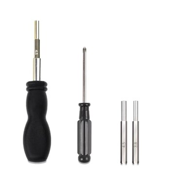 Gamebit Screwdriver Set, Security Bit Screwdriver Sets - 4.5mm 3.8mm Gamebit Screwdriver + 2.5mm Tiny Game Bit Screw Driver for Opening NES, SNES, N64, Gameboy, Gamecube, Game Cartridges