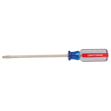 CRAFTSMAN Screwdriver, 1/8-in x 4 in Slotted, Acetate Handle (CMHT65018)