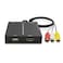 Dingsun HDMI to RCA Converter Compatible for Fire Stick, HDMI to AV Converter Adapter Compatible for Old TV, Amazon Fire Stick/Roku Stick/DVD Players/Xbox/PS3/Support 1080p, PAL/NTSC