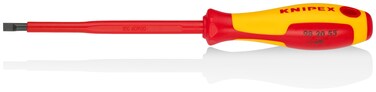 Knipex - Slotted Screwdriver, 5"-1000V Insulated, 7/32" tip (982055)