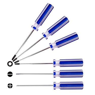 Buspoll Star Torx Screwdriver, The kit Includes Screwdriver Heads PH0, 3mm Flat Heads, T6 / 8/9/10 Security Torx Screwdrivers&iuml;&frac14;&rsaquo;Complete Torx Repair Kit for Mac Mini,iMac,PS4,Computer