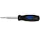 Edward Tools Multi Tool Screwdriver 6 in 1 - Combination Multi Bit Screwdriver with #1, #2 Phillips, 3/16", 1/4" slotted, 1/4", 5/16" nut drivers - Steel Bits - Ergonomic Rubber Handle