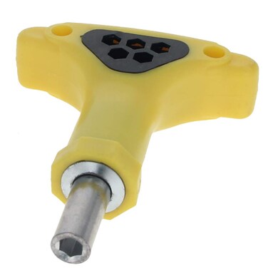 Utoolmart Ratchet Screw Driver Adjustable Handle, T Shape Wrench Multifunctional Non-Slip Handle, for 1/4 Inch Hex Screwdriver Bits Set