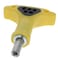 Utoolmart Ratchet Screw Driver Adjustable Handle, T Shape Wrench Multifunctional Non-Slip Handle, for 1/4 Inch Hex Screwdriver Bits Set