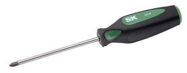 SK Tools USA #2 Phillips, 4" Long, CushionGrip Screwdriver   79113