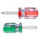 Flathead Screwdriver Slotted Phillips Screwdriver - Stubby Screwdriver Set Magnetic Tip Flat Phillips Short Screwdriver for Small Screws - Small Screwdriver Set Small Size Short Screw Driver Set