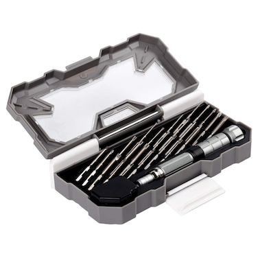 Nanch Electronics Screwdriver Set with Telescopic Aluminum Handle and 23 Alloy S2 Screwdriver Bits for Computer Smartphone Watches and other Small Tablets