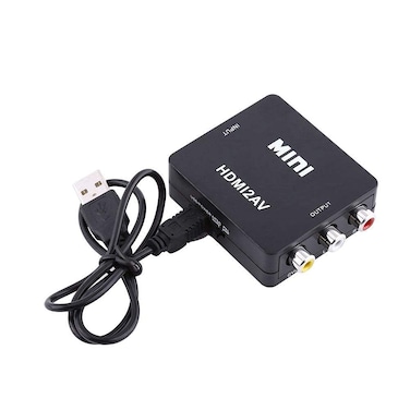 Yoidesu Digital to AV to Composite Video Audio AV CVBS Adapter Converter (Black)