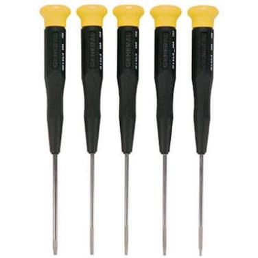 General Tools 711 Precision Ultratech Torx Screwdriver Set, 5-Piece
