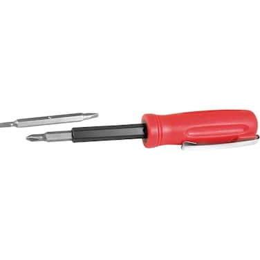 Performance Tool W3207 4-in-1 Pocket Screwdriver (Phillips &amp; Slotted)