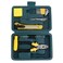 FAVOMOTO 12pcs Household Tool Kit General Auto Repair Tool Set with Hammer Pliers Screwdriver Set Wrench Socket Kit Toolbox Storage Case for Homeowner Diyer Handyman