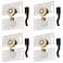eMagTech 4 Sets Sliding Door Wheels Rollers Stainless Steel Sliding Track Wheel Sliding Door Fittings for Wardrobes Cabinets Windows Furniture Hardware