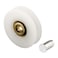 CRL 1" Nylon Ball Bearing Sliding Screen Door Replacement Roller with 3/16" Center Hole - Package