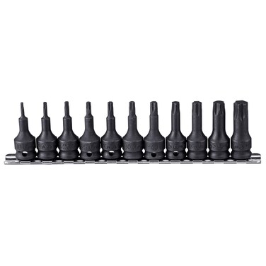 Genius Tools 11 Piece 3/8" Dr. Star Impact Bit Socket Set TX-311