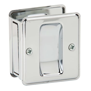 SCHLAGE Ives by Schlage 990B26 Sliding Door Pull, Bright Chrome