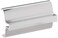 C.R. Laurence S0H334CH CRL Brite Chrome Slip-On Handle for 3/16" or 1/4