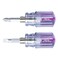 SKZIRI 2PCS Short Stubby Phillips and Flat Head Mini Short Screwdriver Set Magnetic Screwdriver Dual End