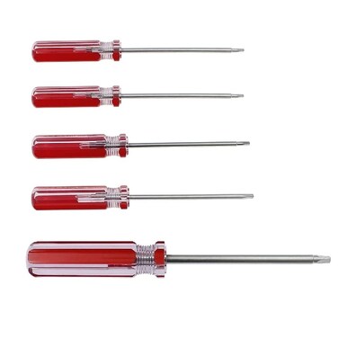 5pcs Triangle Screwdriver Set Magnetic Triangle Screwdriver Bits 1.8mm 2.0mm 2.3mm 2.7mm 4.2mm Screwdriver Repair Tool for Toys and Battery Change