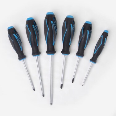 Witte Maxx Plus Slotted and Phillips Screwdriver Set, 6 Pieces, Large