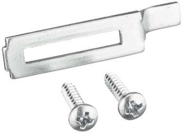 CRL Sliding Screen Door Latch Strike, 1/4" Grip, 3/8" Wide