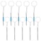 Create idea 10PCS Mini Glasses Screwdriver 3-in-1 Precision Glasses Repair Set with Keychain Portable Mini Hand Tool for Sunglasses Jewellery Watches (5 Silver &amp; 5 Blue)