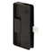 Prime-Line A 177 Sliding Screen Door Latch and Pull, 3 in. Hole Center, Black Plastic with Steel Latch, Mortise Install (Single Pack)