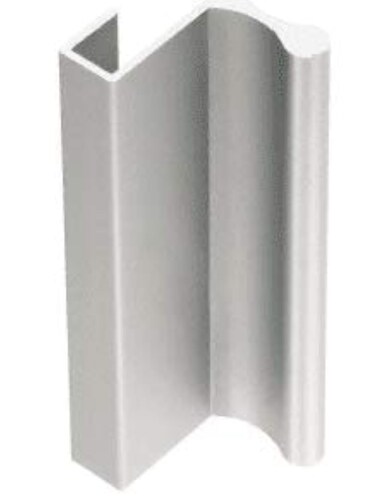 CRL Satin Anodized 6" Aluminum Pull With 7/16" Lip for Sliding Glass and Panel Door - D646A