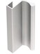 CRL Satin Anodized 6" Aluminum Pull With 7/16" Lip for Sliding Glass and Panel Door - D646A