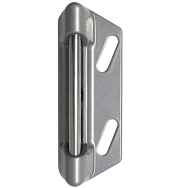 Ideal Security SK1 Spring-Loaded Strike Screen Door Hardware, Silver
