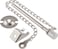 Hardware Essentials 852224 Patio Door Security Pin, Silver