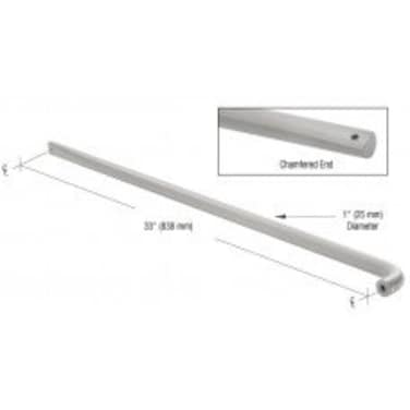 CRL Clear Anodized Astral II Solid Push Bars PR0331136