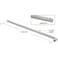 CRL Clear Anodized Astral II Solid Push Bars PR0331136