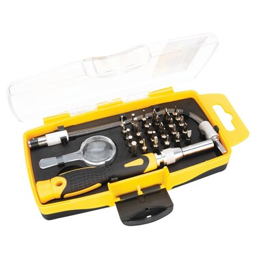 Performance Tool 20154 33-Piece Precision Driver Set With Clear View Storage Case