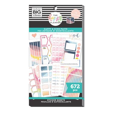 Value Pack Stickers - Happy &amp; Kind Faith